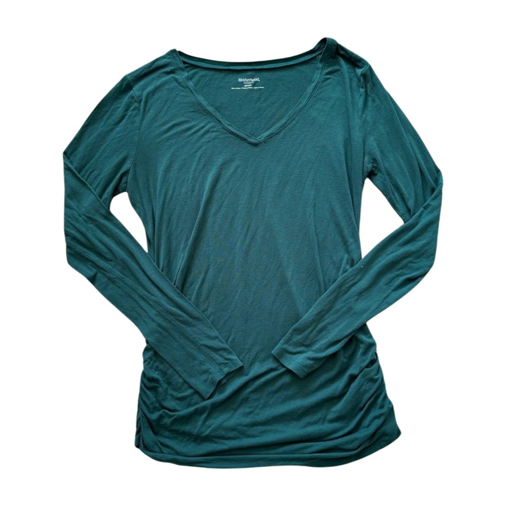 Women's Teal Long Sleeve Mayernity Top